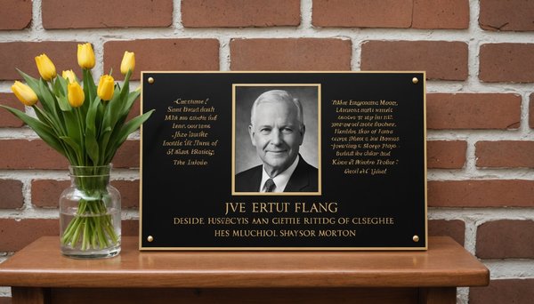 Offrez un hommage éternel avec une plaque funéraire personnalisée